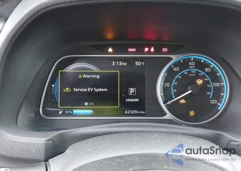 2018 Nissan Leaf Sv из США, поврежденный, VIN 1N4AZ1CPXJC306640